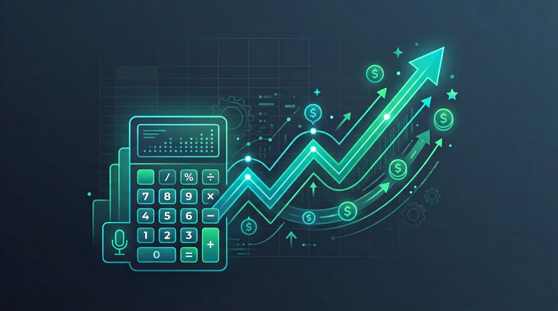 Illustration of ROI analysis for AI voice agents